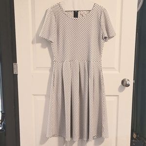 LulaRoe Amelia Polka-dot Dress
